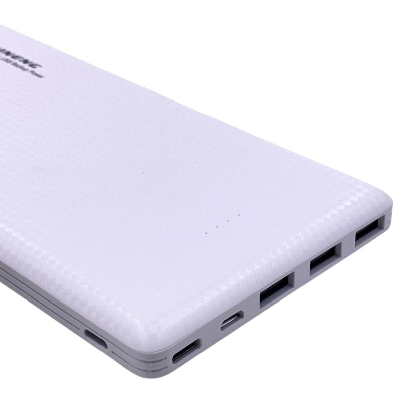 Bateria Extra Portátil Universal Power Bank Pineng QC 3.0 3 Usb - PN-962 - 20000mAh - Branco