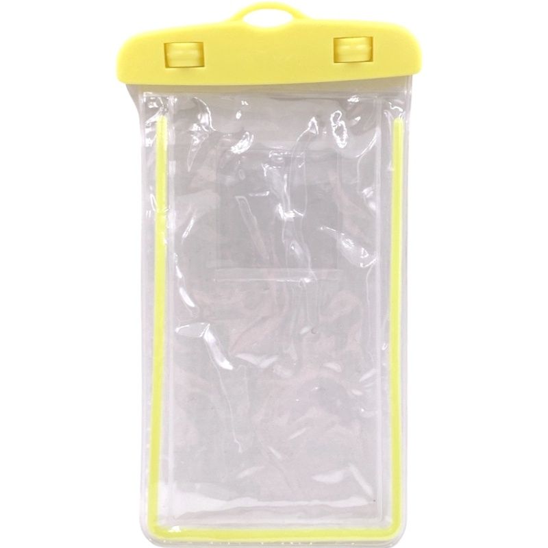 Capa *Universal* À Prova D'Água c/ Cordão/Braçadeira - Amarelo