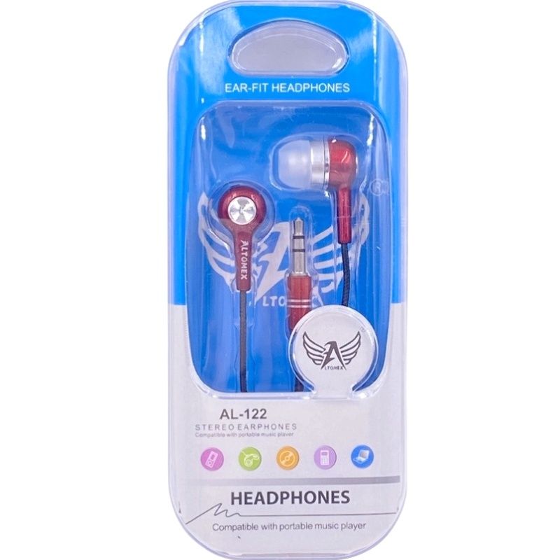Fone de Ouvido AL-122 Altomex Nylon - Vermelho