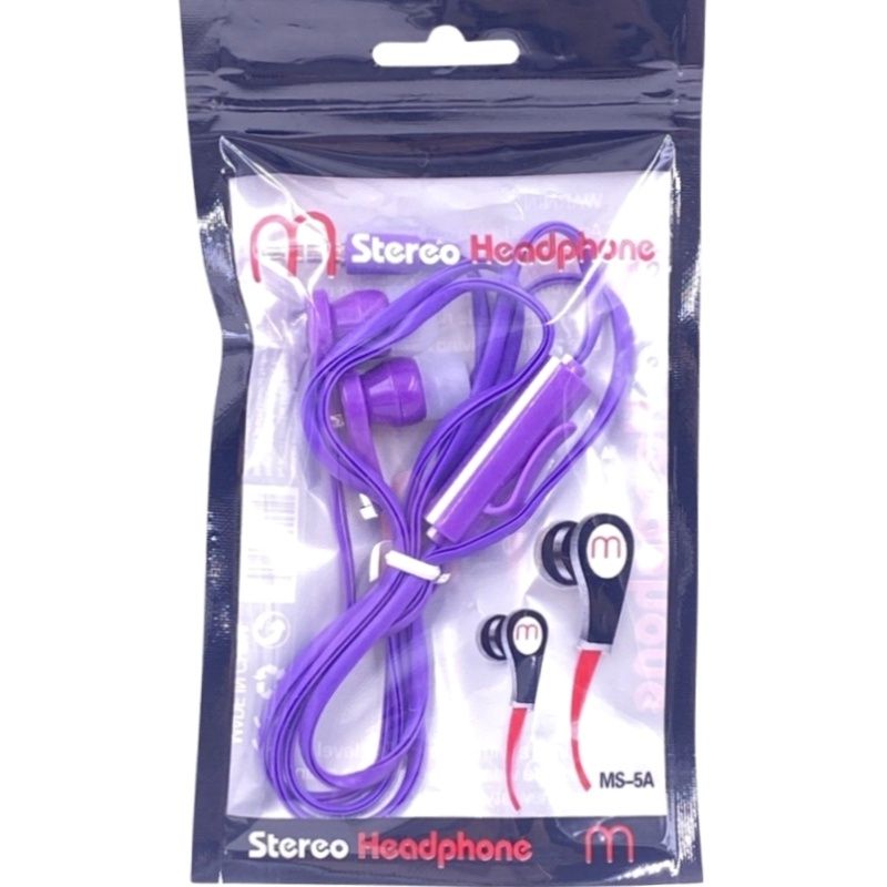Fone de Ouvido MS-5A - Roxo