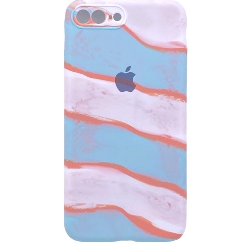 Capa Autêntica Colorful - Azul Tiff./Laranja/Branco