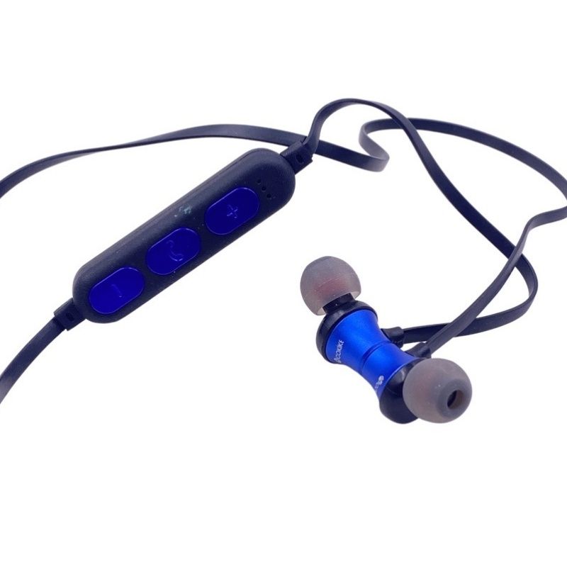 Fone de Ouvido Bluetooth Cokike com Pólos Magnético BL-K530 Extra Bass - Azul Royal