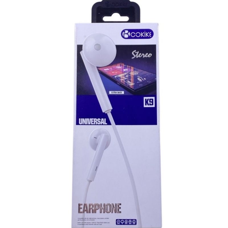 Fone de Ouvido Cokike K9 - Branco