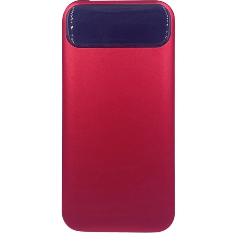 Bateria Extra Portátil Universal Power Bank Gold Luthor Usb - MP-D001 - 10000mAh - Vermelho