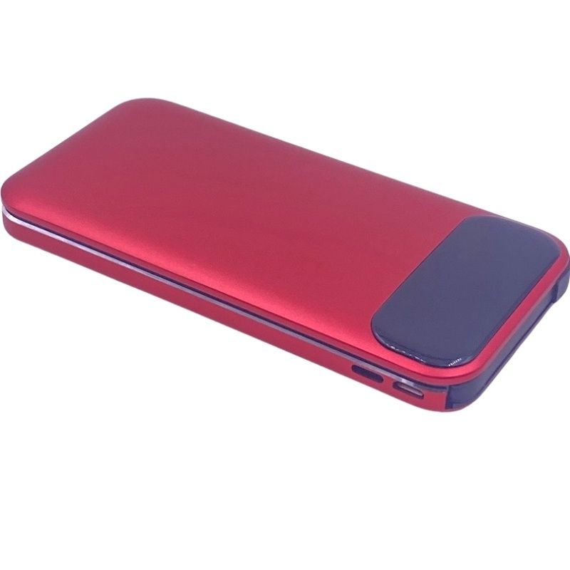 Bateria Extra Portátil Universal Power Bank Gold Luthor Usb - MP-D001 - 10000mAh - Vermelho