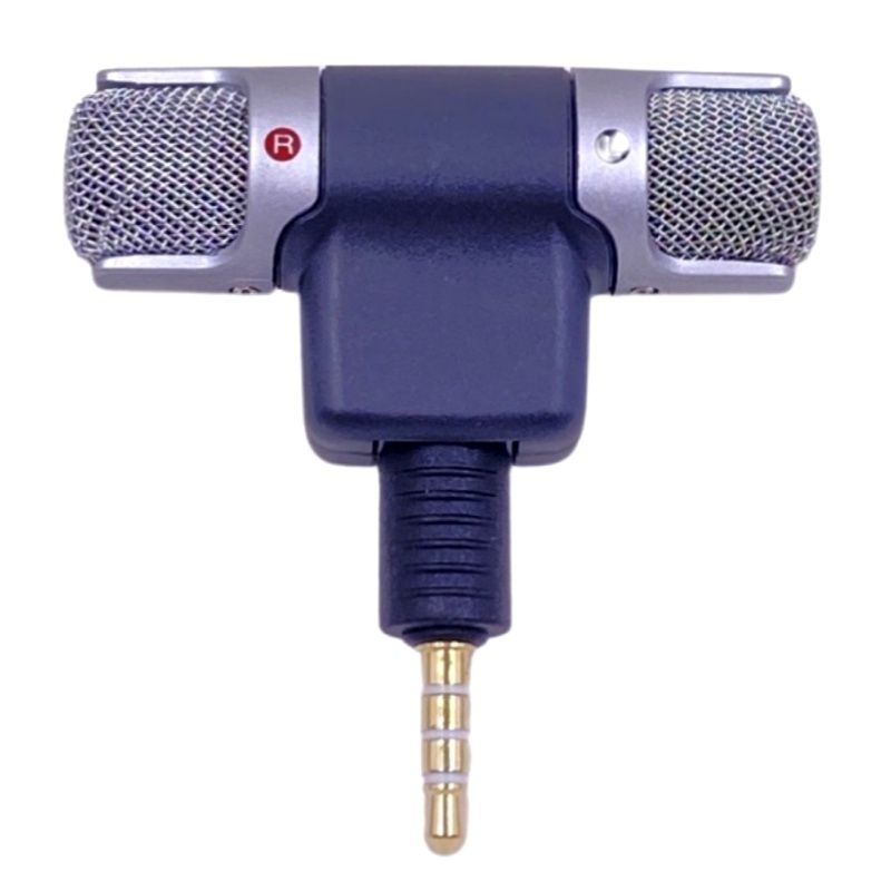 Microfone Condensador Estéreo P2 LTDS70 - Para Celular-Notebook-Câmera-PC