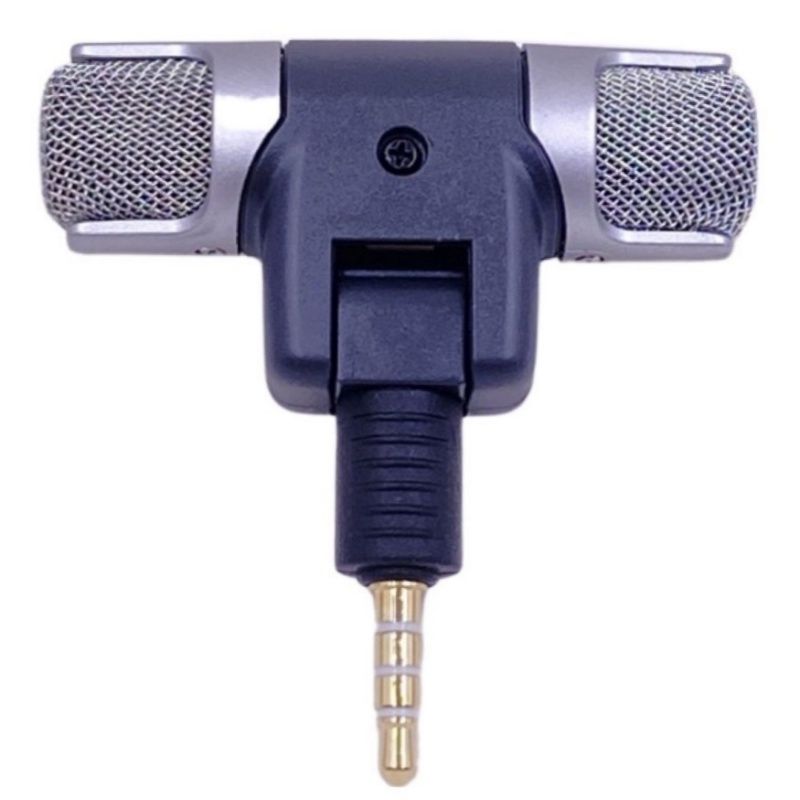Microfone Condensador Estéreo P2 LTDS70 - Para Celular-Notebook-Câmera-PC
