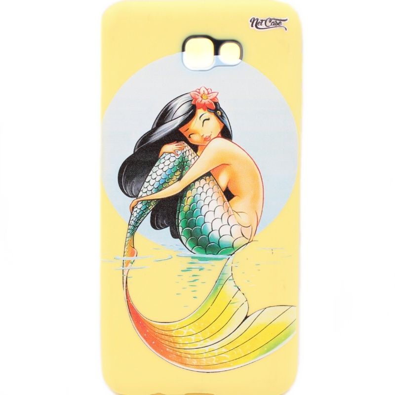 Capa Netcase Borracha para Samsung Galaxy J7 Prime - Moon Mermaid Amarelo