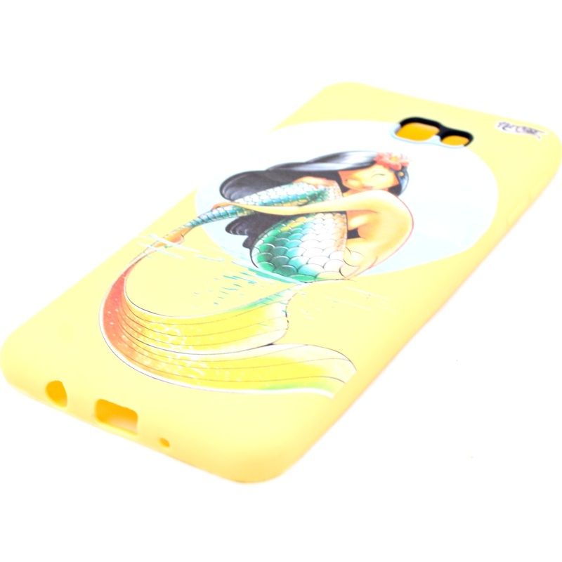 Capa Netcase Borracha para Samsung Galaxy J7 Prime - Moon Mermaid Amarelo