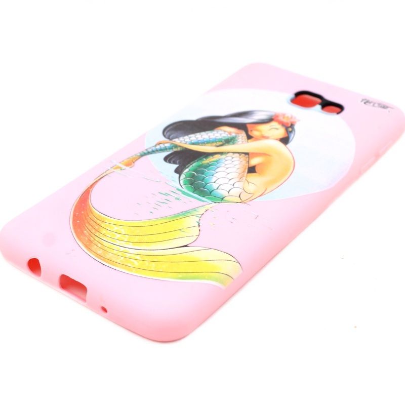 Capa Netcase Borracha para Samsung Galaxy J7 Prime - Moon Mermaid Rosa