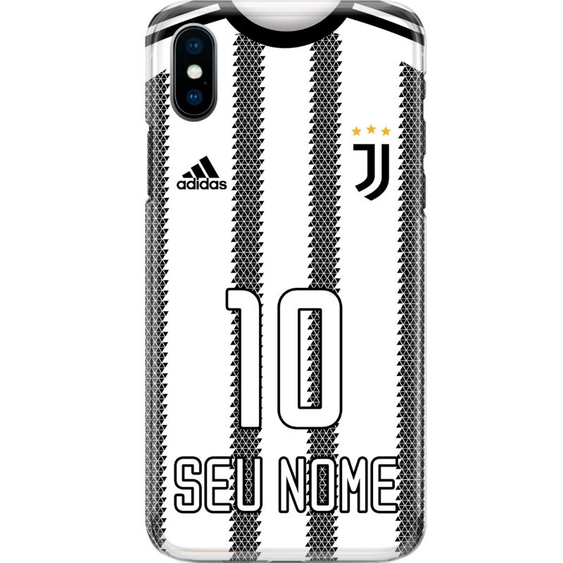 Capa Silicone NetCase Chapada Nome Coleção Times Europeus - Juventus F.C