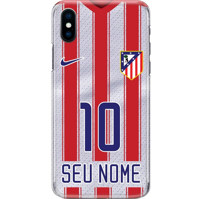 Capa Silicone NetCase Chapada Nome Coleção Times Europeus - C. Atlético de Madrid