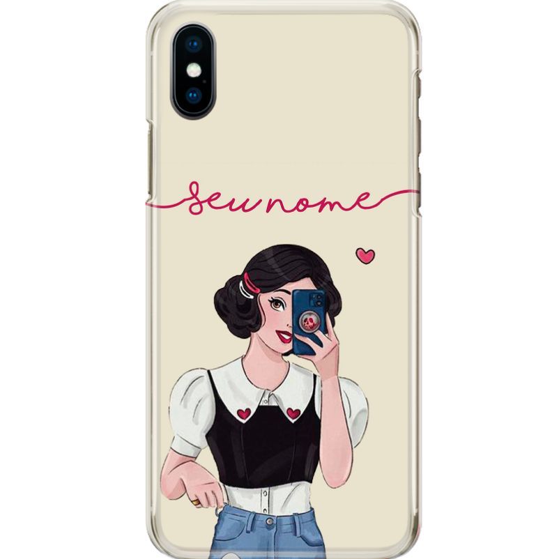 Capa Silicone NetCase Chapada Nome Coleção Disney - Branca de Neve