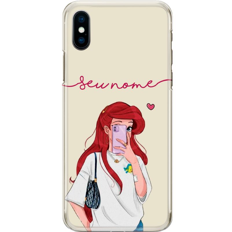 Capa Silicone NetCase Chapada Nome Coleção Disney - Ariel