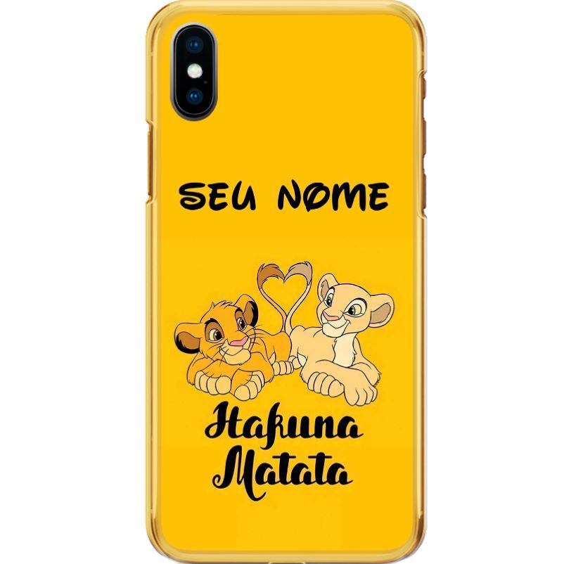 Capa Silicone NetCase Chapada Nome Coleção Disney - Simba e Nala