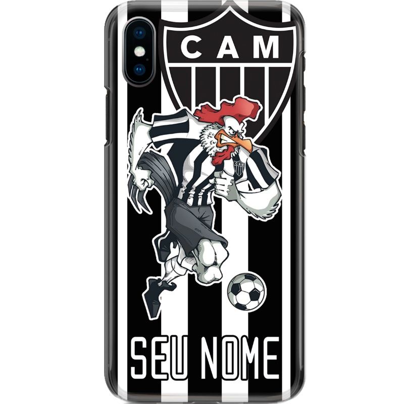 Capa Silicone NetCase Chapada Nome Coleção Times Brasileiros - Galo Mascote