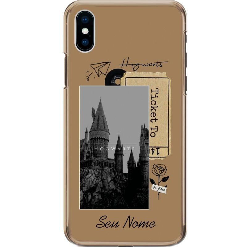 Capa Silicone NetCase Chapada Nome Coleção Harry P.tter - Cartão Postal Hogwarts