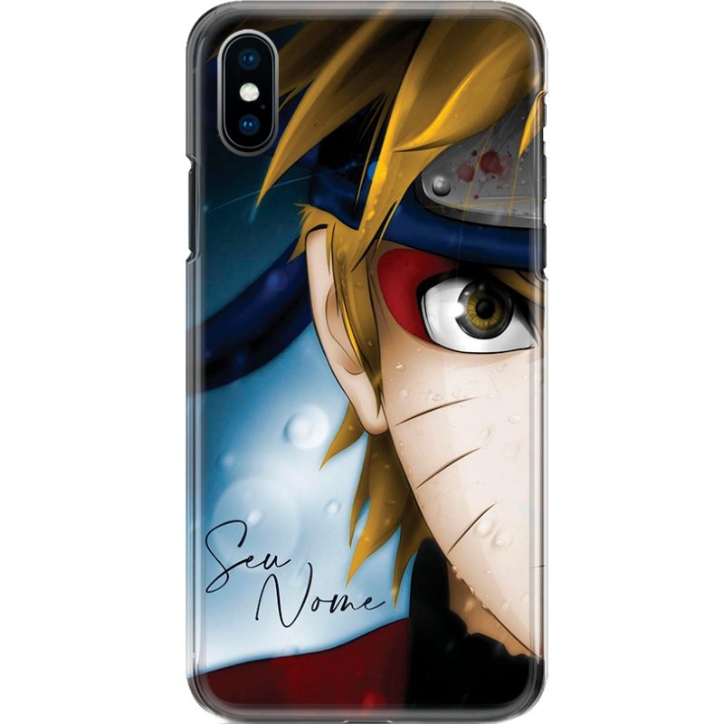 Capa Silicone NetCase Chapada Nome Coleção Naruto - Símbolo Akatsuki