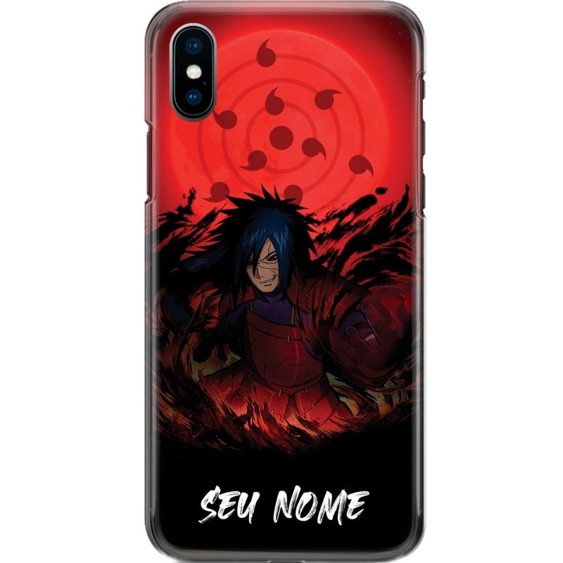 Capa Silicone NetCase Chapada Nome Coleção Naruto - Símbolo Akatsuki