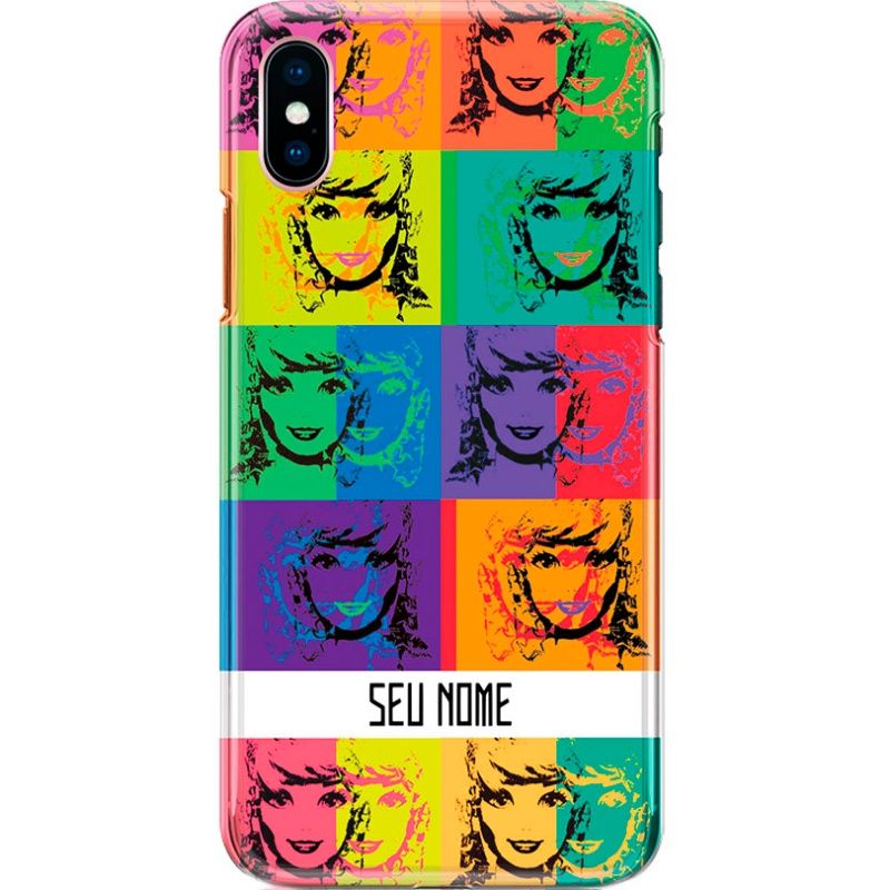 Capa Silicone NetCase Chapada Nome Coleção Barbie - Pop Art em Molduras