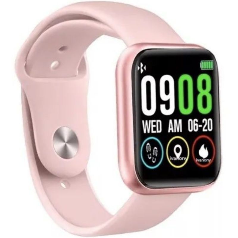 SmartWatch P90 - Relógio Inteligente + Pulseira Esportiva - Ouro Rosê | CB  Acessórios
