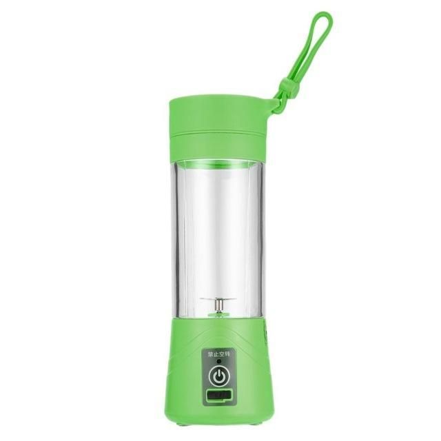 Mini Liquidificador Portátil 380ml - 2000mAh - Verde