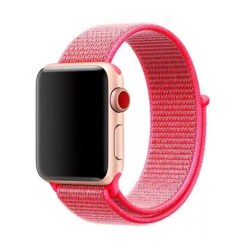 Pulseira Nylon Loop Color para SmartWatch 40mm - Rosa