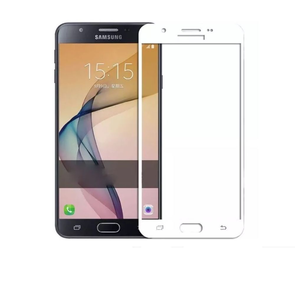 Película de Vidro Temperado 6D para Samsung Galaxy J5 Prime - Branco