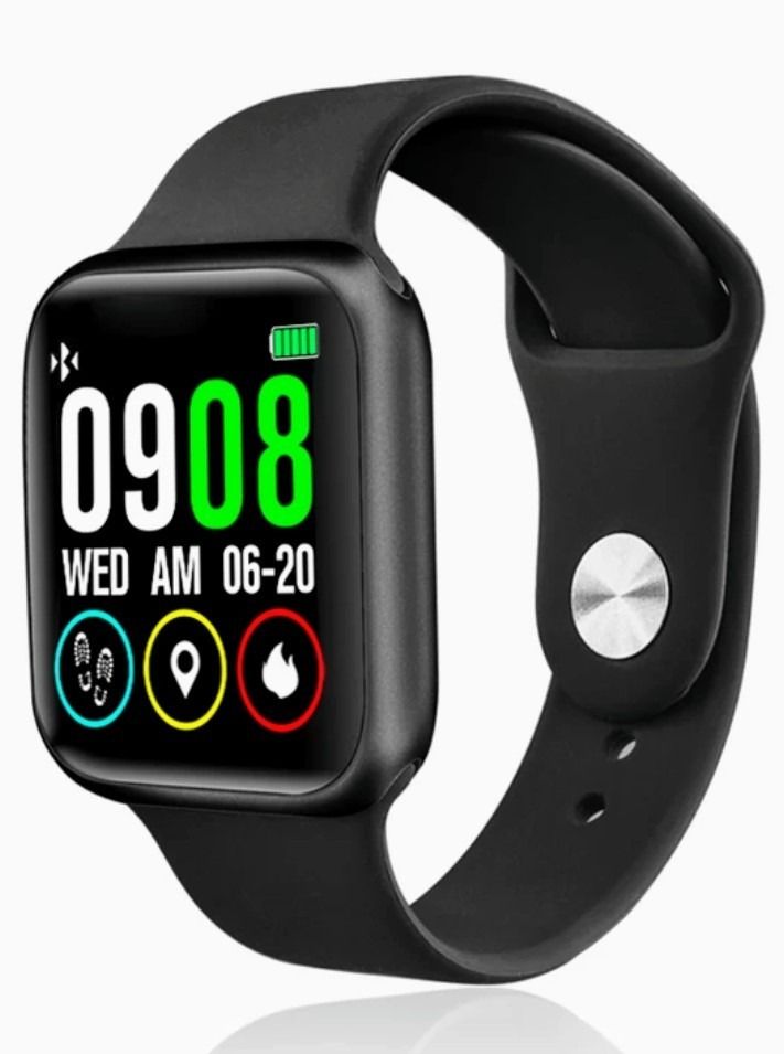 SmartWatch P90 - Relógio Inteligente + Pulseira Esportiva - Preto | CB  Acessórios