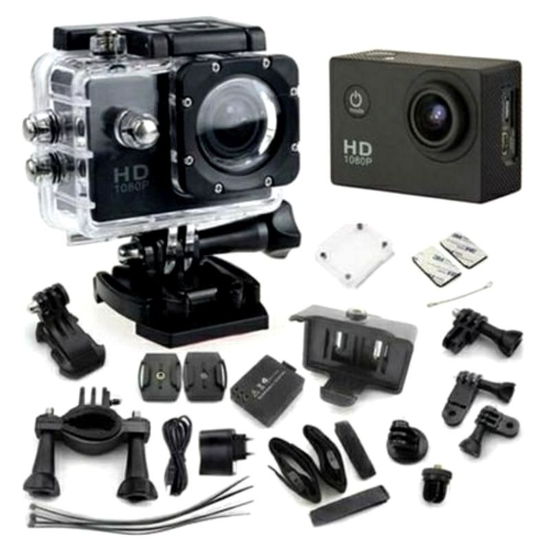Câmera de Ação Esportiva HD DV 1080P 0580 - Preto