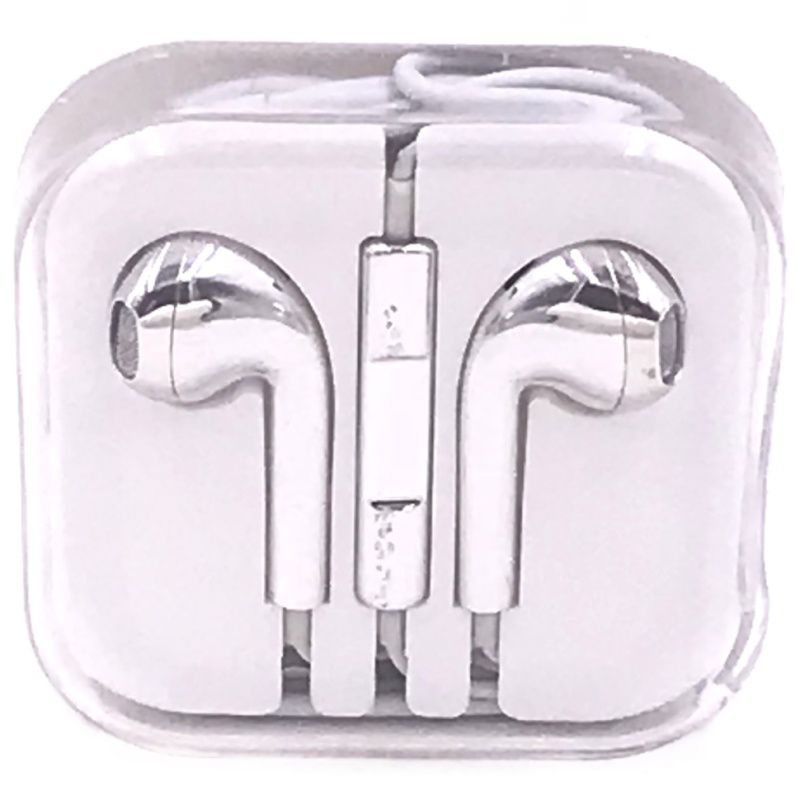Fone de Ouvido Earpods Cromado para IPhone/IPod/IPad - Prata