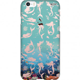 Capa Silicone NetCase Transparente Mermaids at Sea