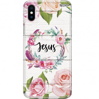 Capa Silicone NetCase Chapada Floral Jesus