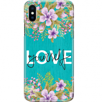 Capa Silicone NetCase Chapada Madeira Florida Love Yourself