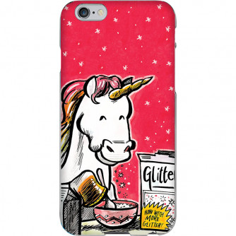 Capa Silicone NetCase Chapada Unicorn Glitter Flakes