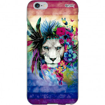 Capa Silicone NetCase Chapada Leão Coroa de Flores